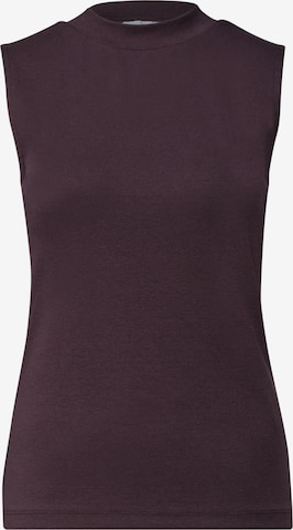 Street One Studio Top in Purple: front