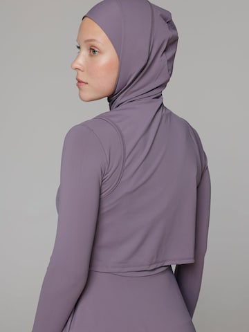 SIYA Swimwear T-shirt Badpak 'Hijab' in Lila
