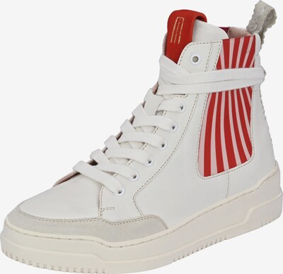 Crickit Sneaker 'MAXIE' in grau / rot / weiß, Produktansicht