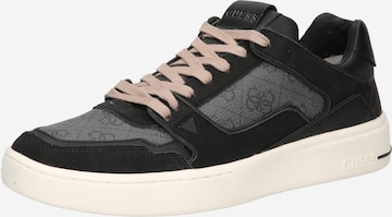 GUESS - Zapatillas deportivas bajas 'VERONA' en negro: frente