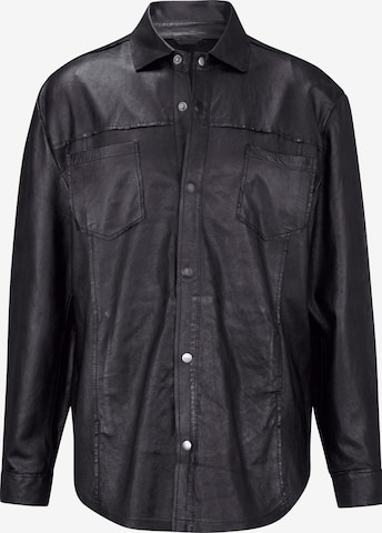 John F. Gee Between-Season Jacket in Black: front