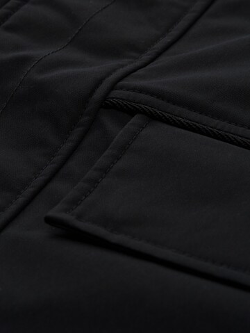 TOM TAILOR Winter Jacket in Black