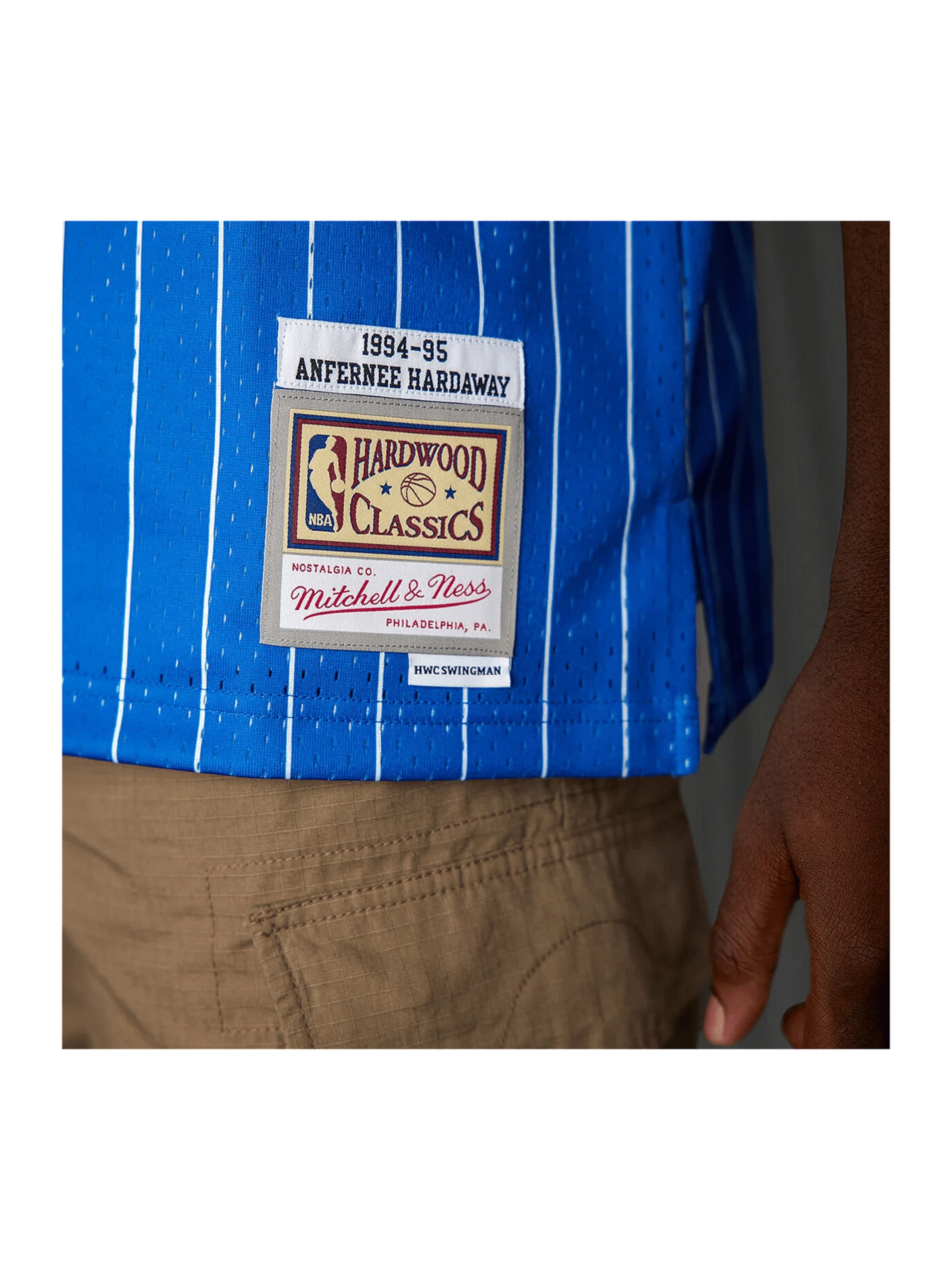 Mitchell & Ness Tricou funcțional 'NBA OM A.H 94-95' pe Albastru