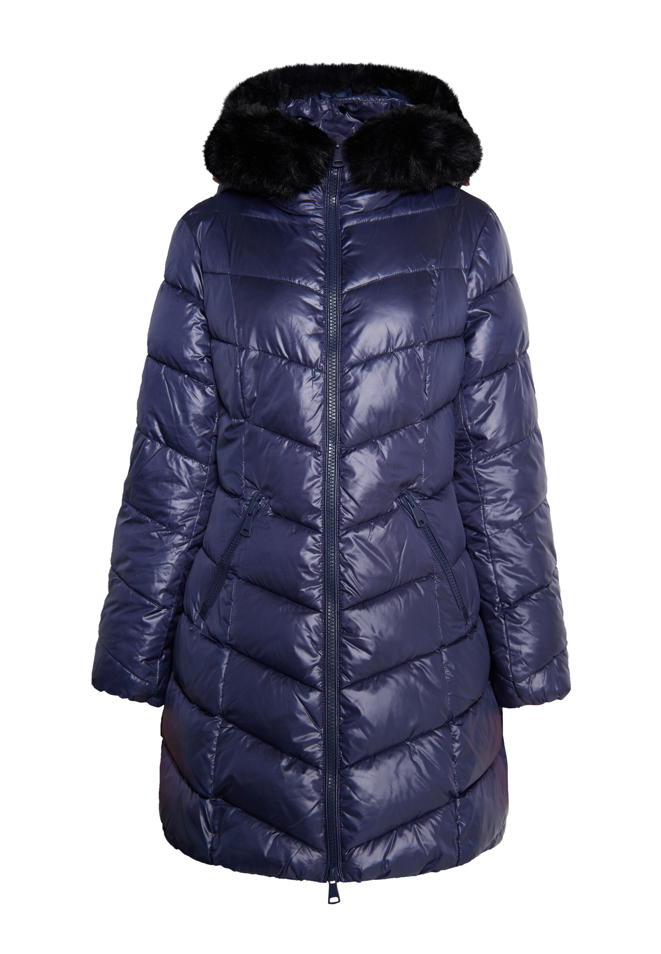 mėlyna faina Žieminis paltas: priekis