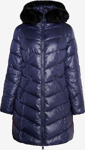 Manteau d’hiver faina en bleu : devant