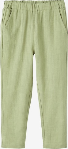 Loosefit Pantalon NAME IT en vert : devant