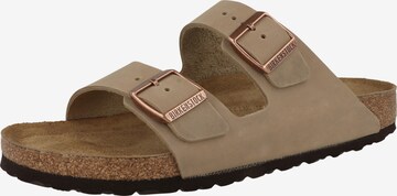 BIRKENSTOCK Pantofle 'Arizona' – hnědá: přední strana