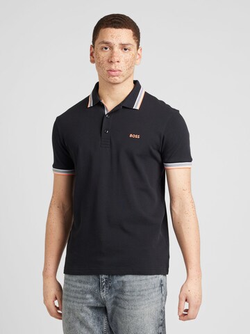 BOSS Poloshirt 'Paddy' in Schwarz: predná strana