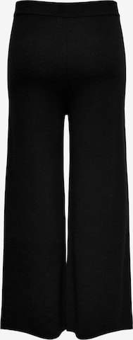 ONLY Wide leg Broek 'New Dallas' in Zwart: voorkant