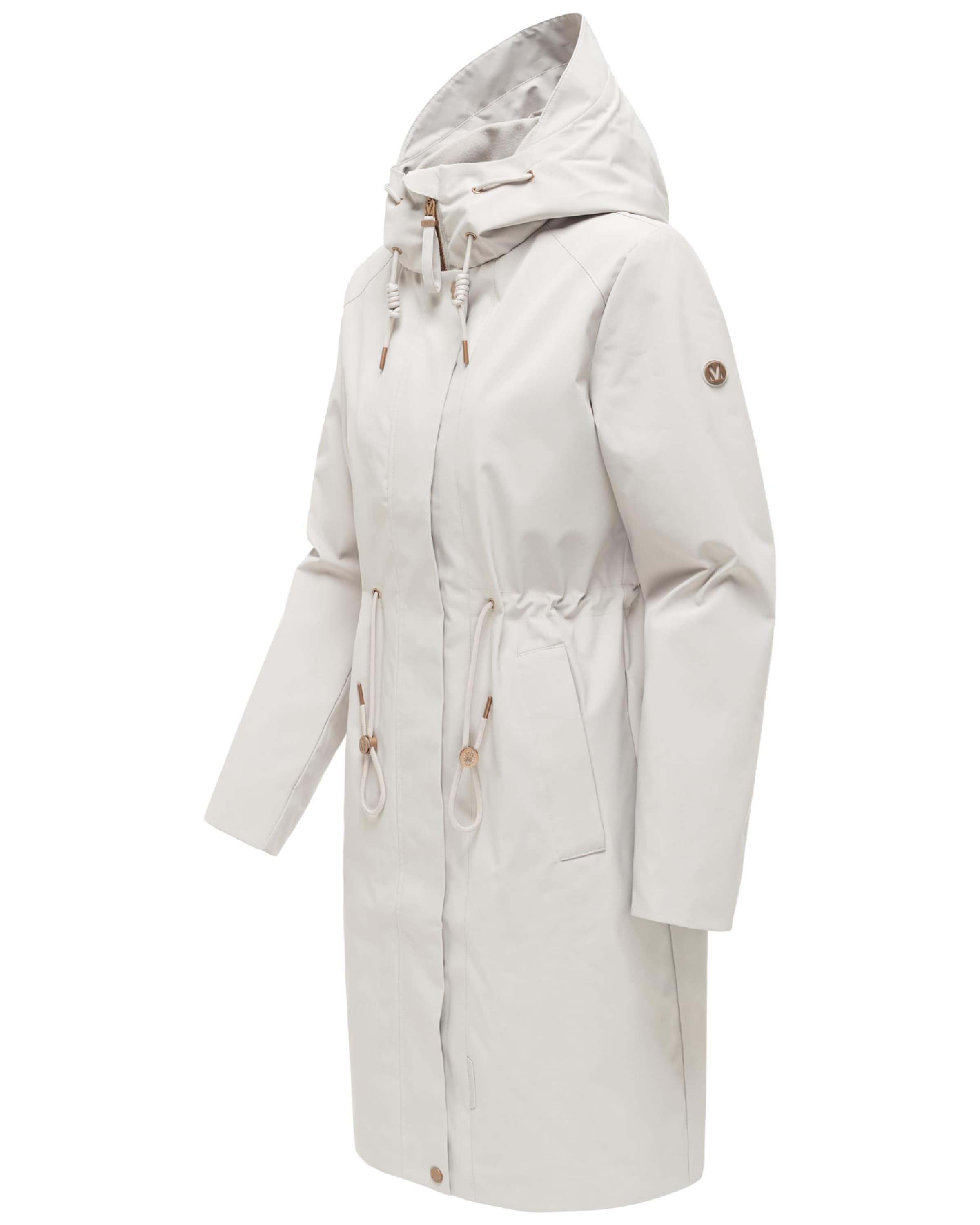 Parka mi-saison 'Zilandaa 16' MARIKOO en blanc