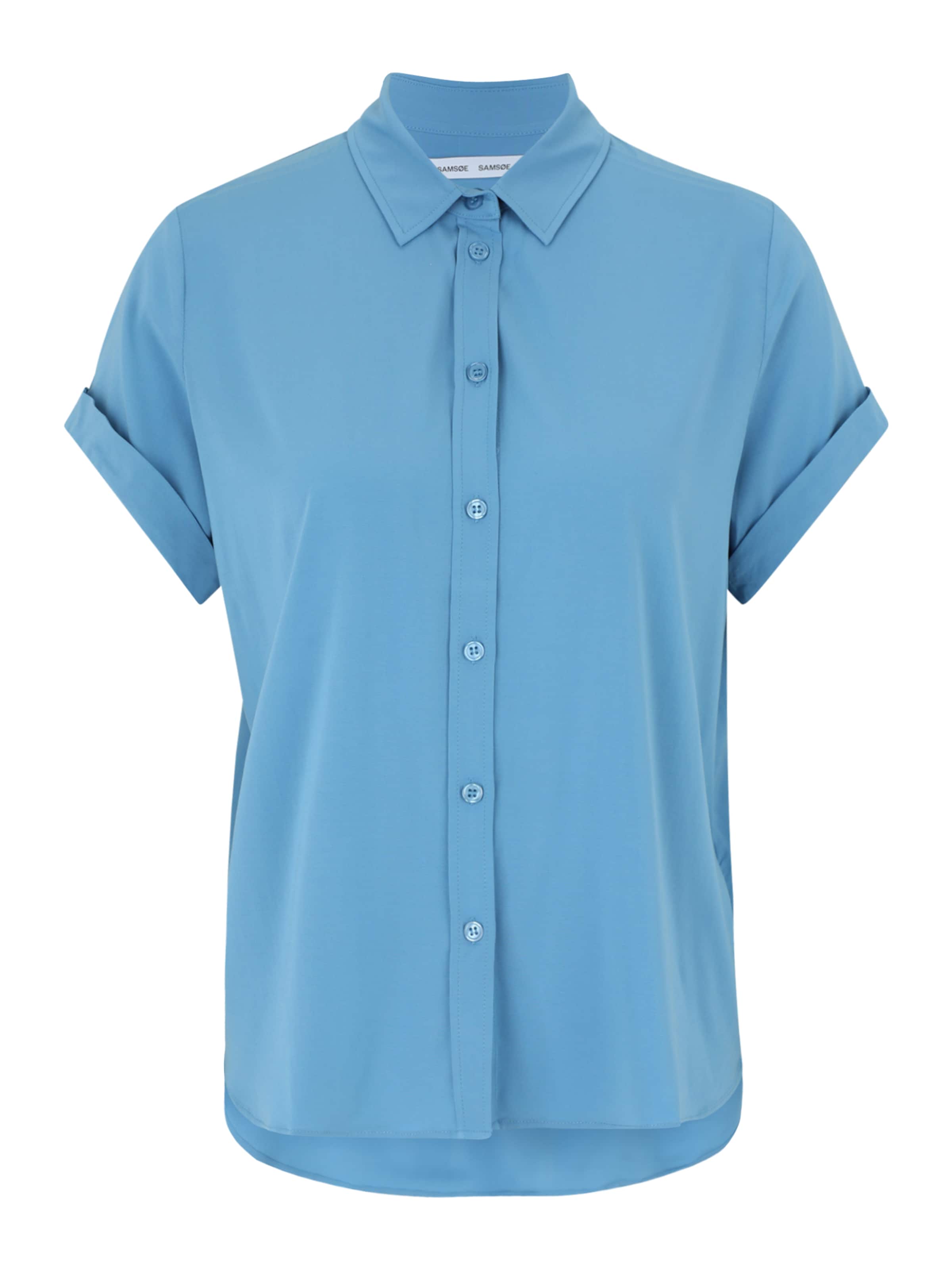 Samsøe Samsøe Блуза 'Majan' в синьо: отпред