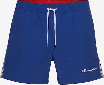 Champion Authentic Athletic Apparel Badeshorts in blau / rot / weiß, Produktansicht
