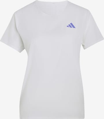 ADIDAS PERFORMANCE Functioneel shirt 'Adizero' in Wit: voorkant