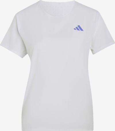 XS dydžio Sportiniai marškinėliai 'Adizero' iš ADIDAS PERFORMANCE, spalva – balta, Prekių apžvalga
