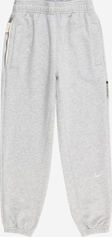 NIKE Tapered Sports trousers in Mottled Grey ABOUT YOU