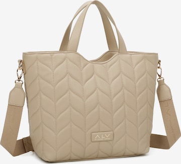 Sac bandoulière ALV By Alviero Martini en blanc : devant