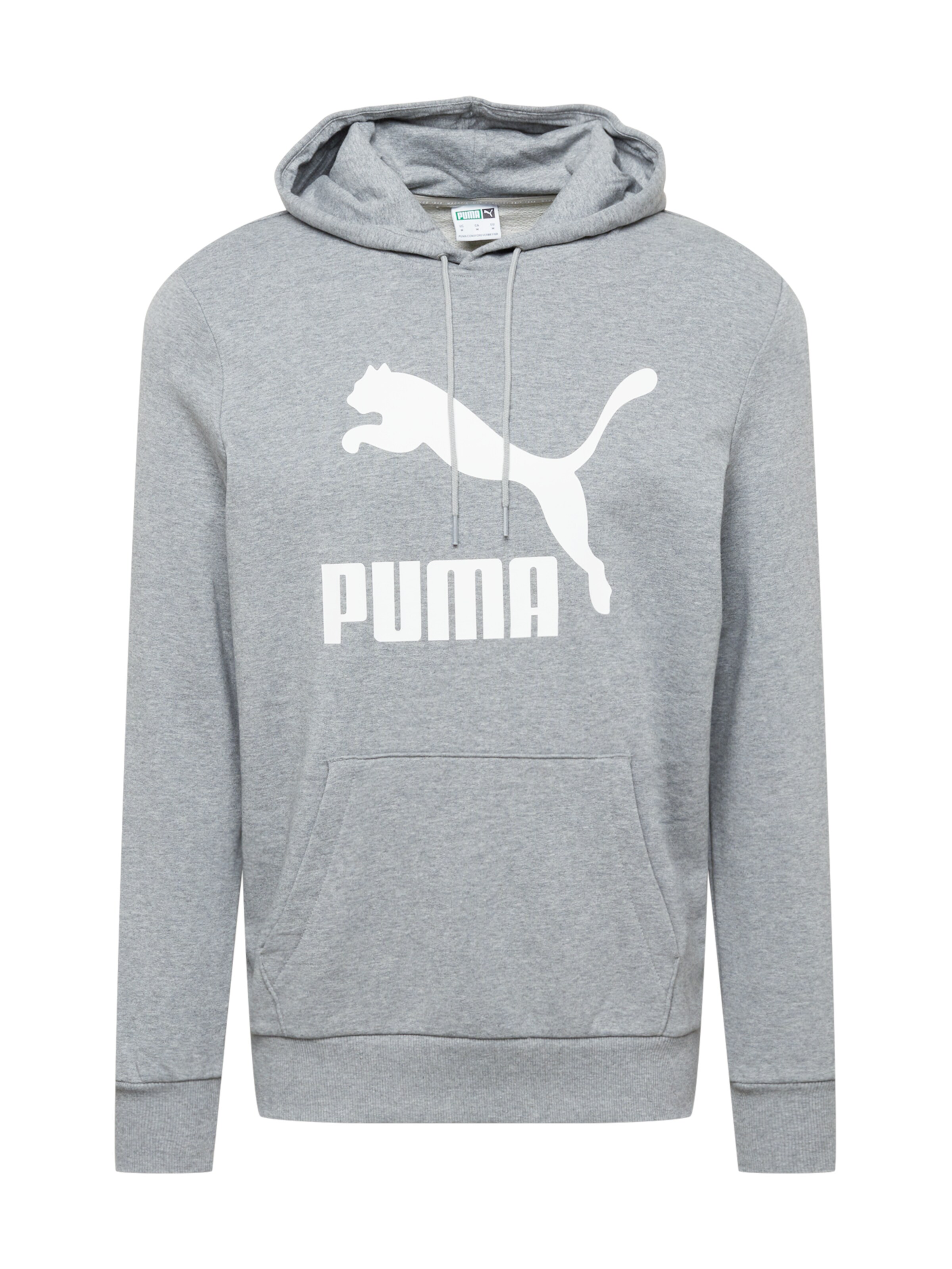 PUMA Sweatshirt 'Classics' in Grau: Vorderseite