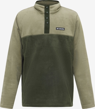 COLUMBIA Pull-over de sport 'Steens Mountain' en S en vert pastel / vert foncé, Vue avec produit