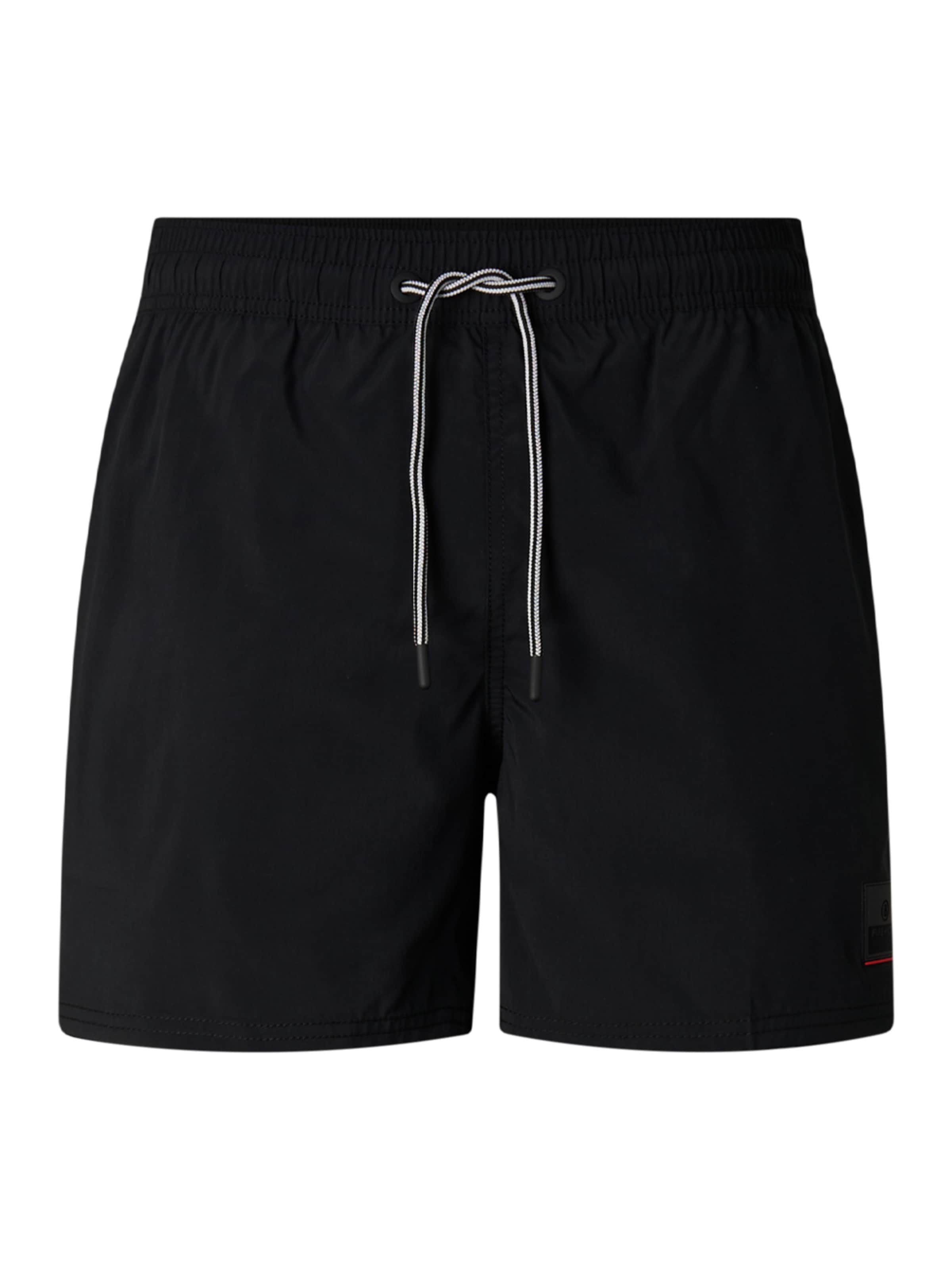 Bogner Fire + Ice Badeshorts 'Nelson' in Schwarz: Vorderseite