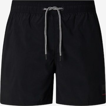 Bogner Fire + Ice Badeshorts 'Nelson' in Schwarz: Vorderseite
