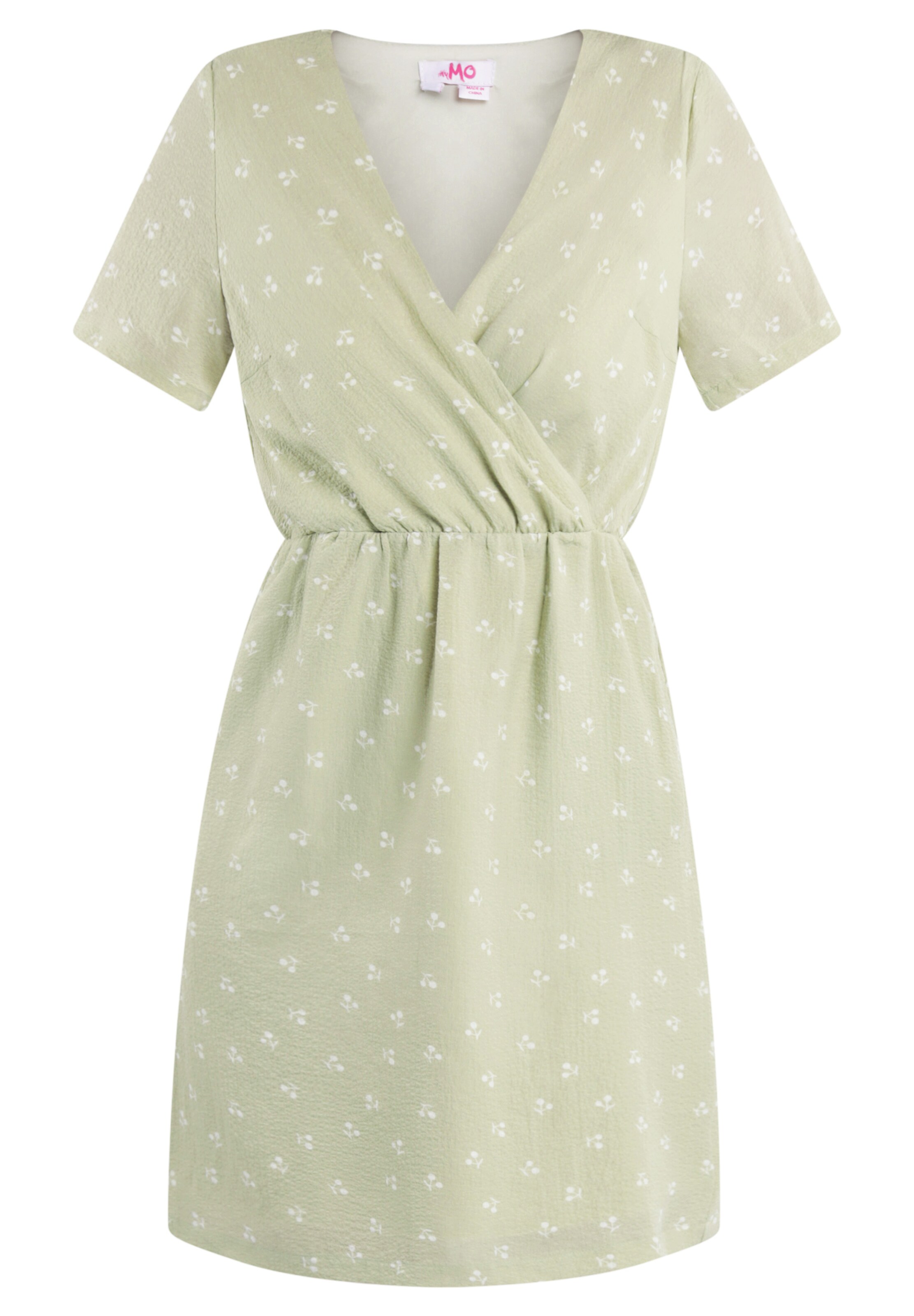 Rochie de la MYMO pe verde: față