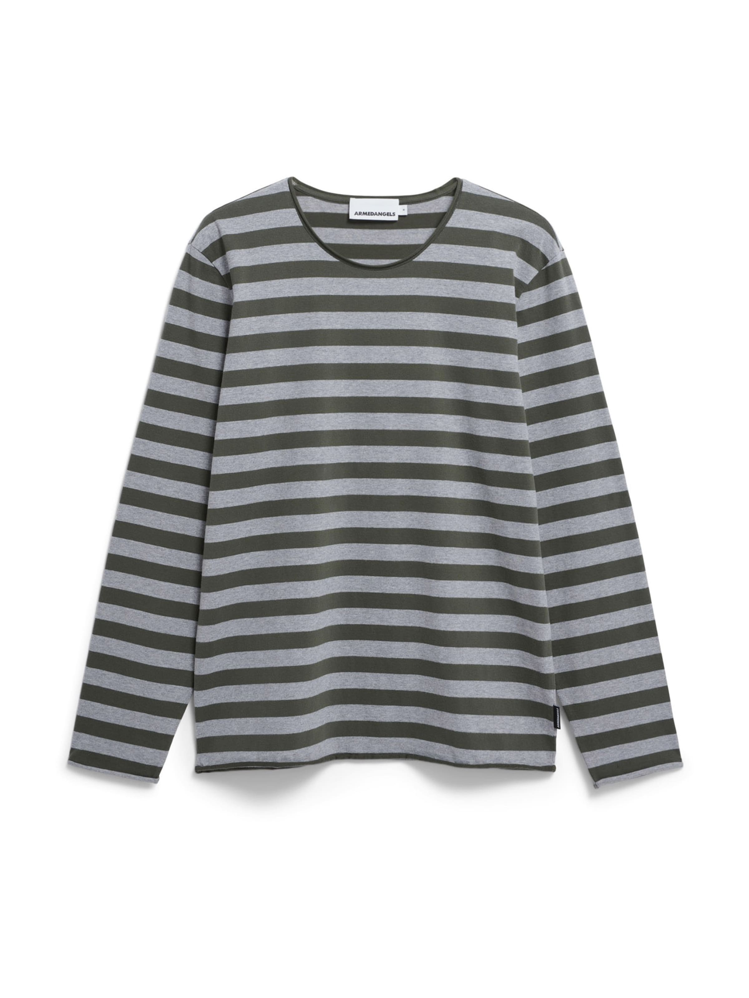 Maglietta 'MAARKOS' di ARMEDANGELS in grigio: frontale