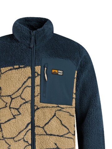 PROTEST Fleece Jacket 'PRTLegacy' in Brown
