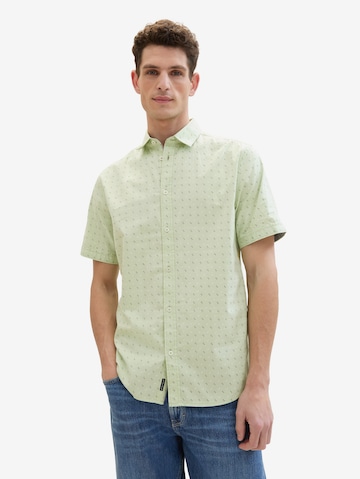 TOM TAILOR Klasický střih Košile – zelená