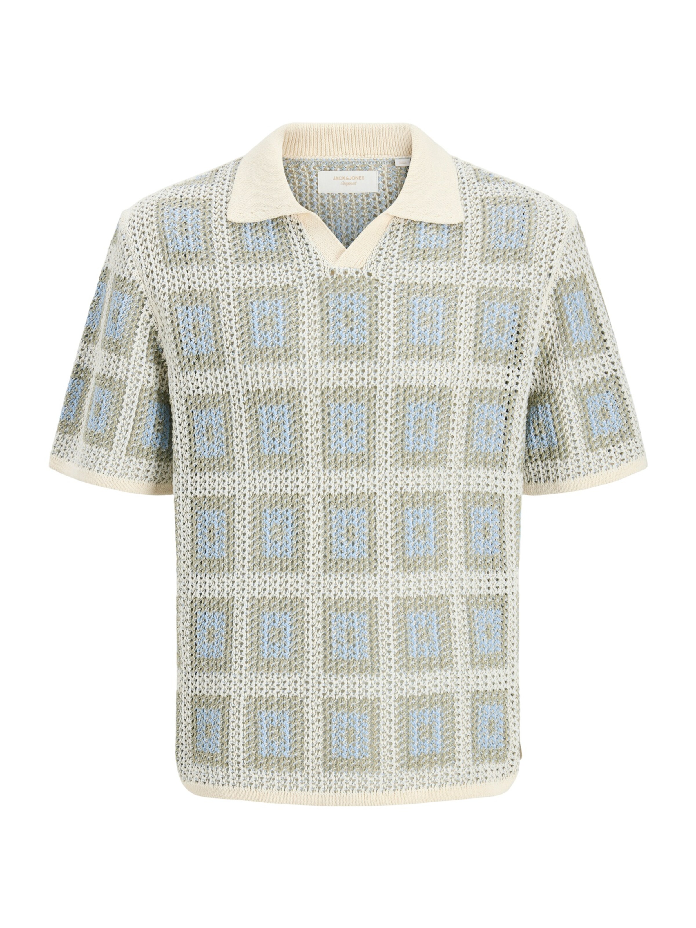 smėlio Jack & Jones Plus Megztinis 'JORAIDEN': priekis