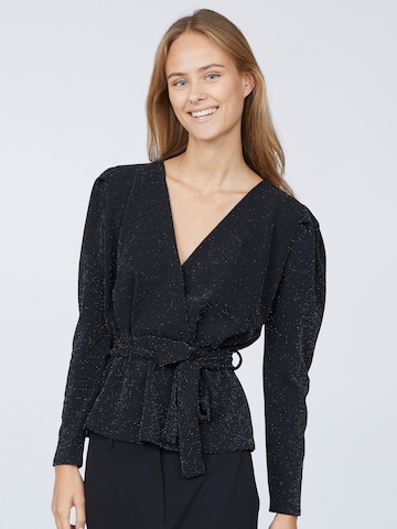 SISTERS POINT - Blusa 'NASA' en negro: frente