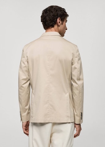 Coupe slim Veste de costume 'Capri' MANGO MAN en beige