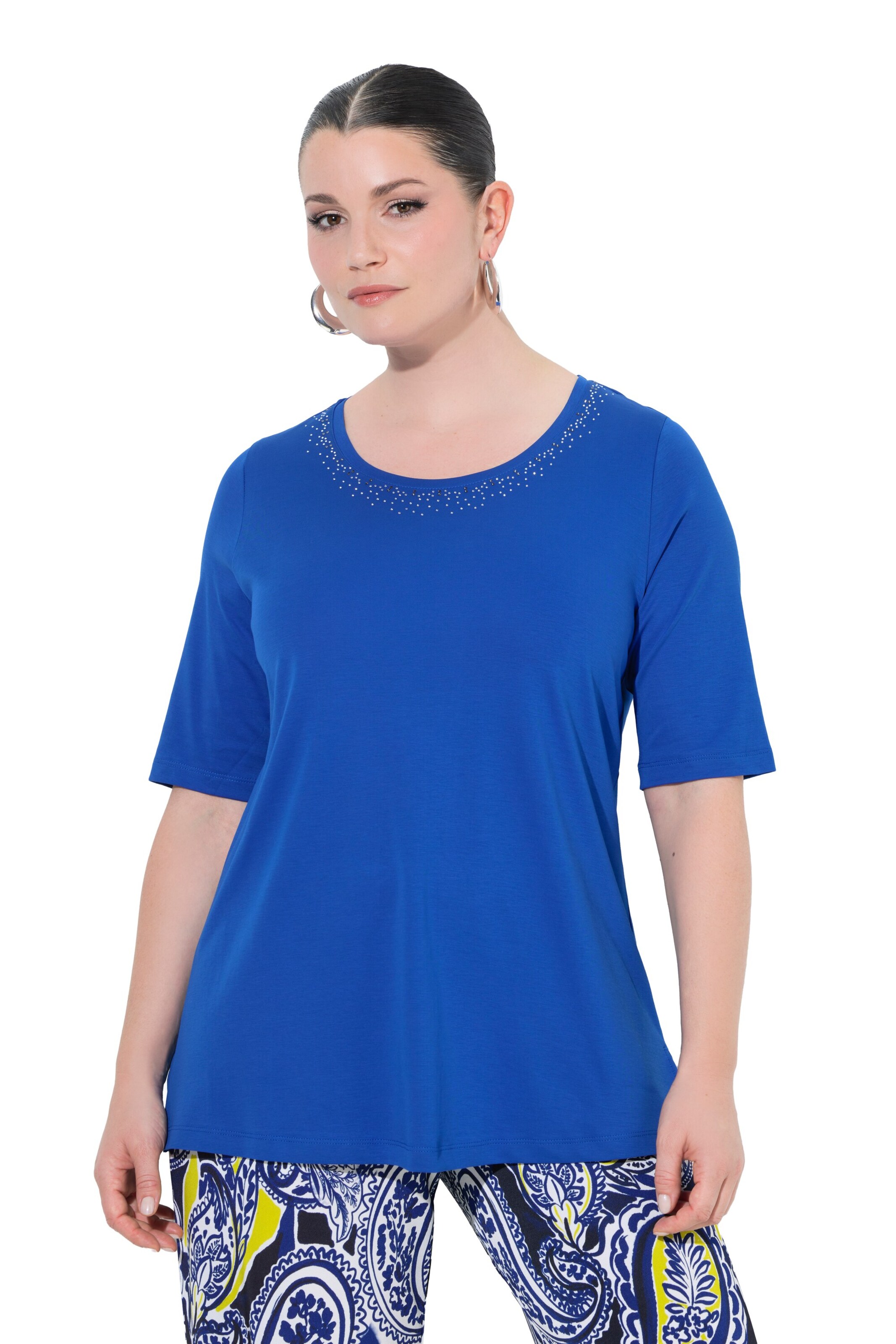 Ulla Popken Shirt in Blue: front