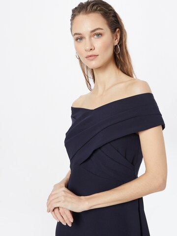 Robe de soirée 'IRENE' Lauren Ralph Lauren en bleu