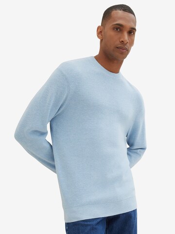 TOM TAILOR Sweater in Blue: front