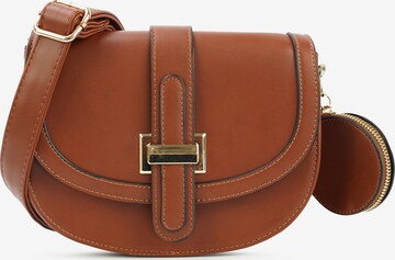 HARPA Shoulder Bag 'SUNI' in Brown: front