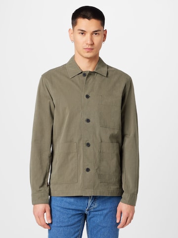 minimum Regular fit Between-season jacket 'REST' in Green: front