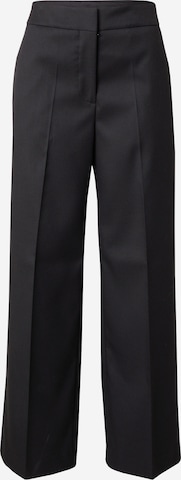 Calvin Klein - regular Pantalón de pinzas en negro: frente