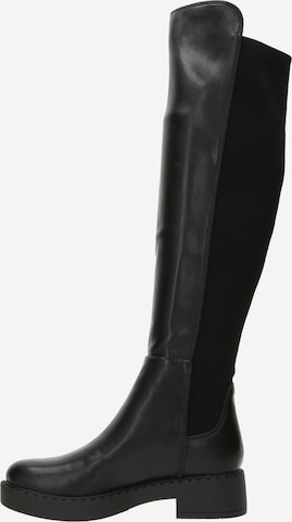 STEVE MADDEN Over the Knee Boots 'Applause' in Black