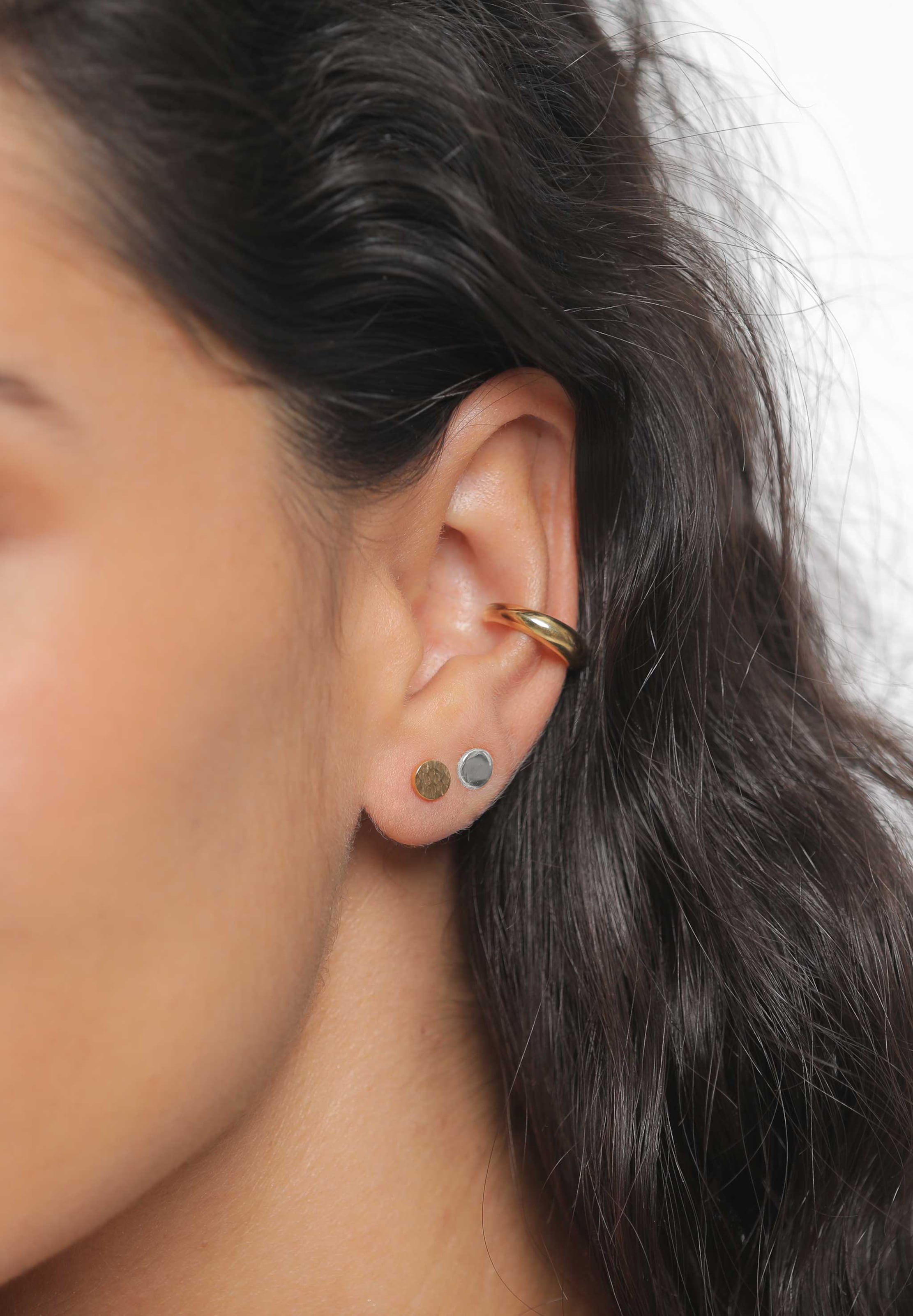 Boucles d'oreilles ELLI en or : devant