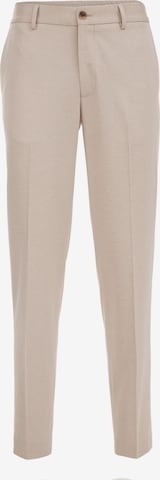 WE Fashion - Pantalón de pinzas en beige: frente