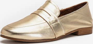 INUOVO Classic Flats in Gold: front