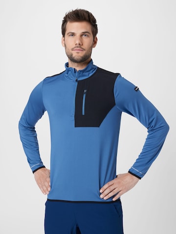 ENDURANCE Sportsweatshirt 'Breger' in Blauw: voorkant