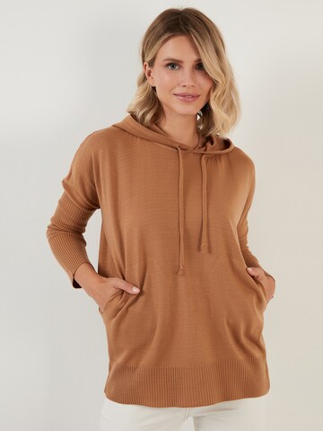 LELA Pullover 'Lela' in Braun