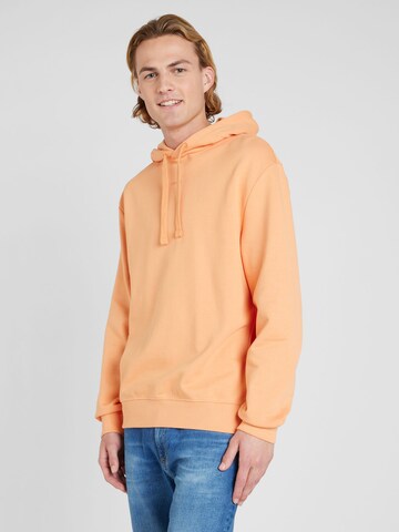 Sweat-shirt 'Dapo' HUGO en orange : devant