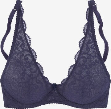 LASCANA T-shirt Bra in Blue: front