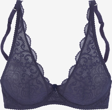 LASCANA T-shirt Bra in Blue: front