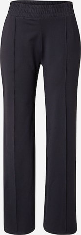 Loosefit Pantaloni sport de la ESPRIT pe negru: față