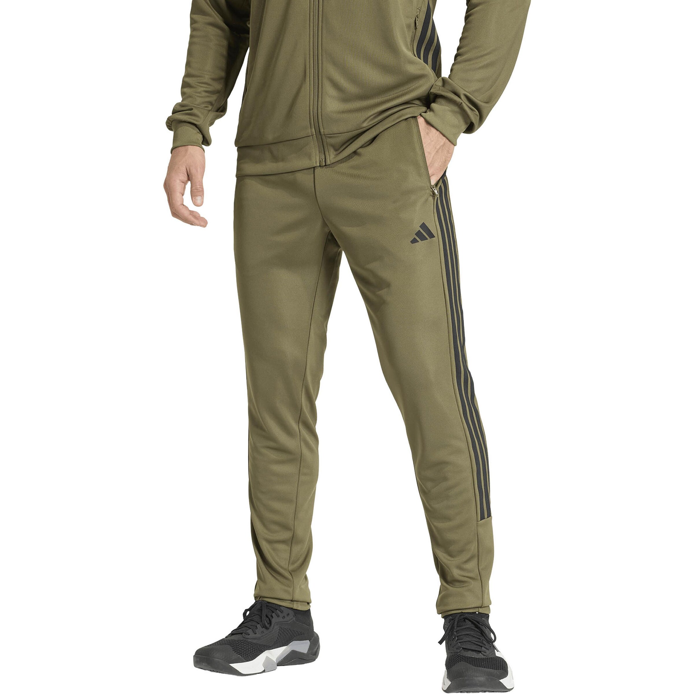 ADIDAS PERFORMANCE Slim fit Workout Pants 'WE Allset' in Green: front