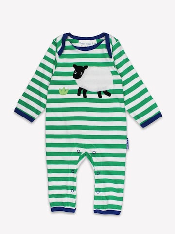Toby Tiger Strampler/Body 'Bio-Baumwoll Baby Strampler mit Schaf-Applikation'‌‌‌‌‌‌‌‌‌ in Grün: Vorderseite