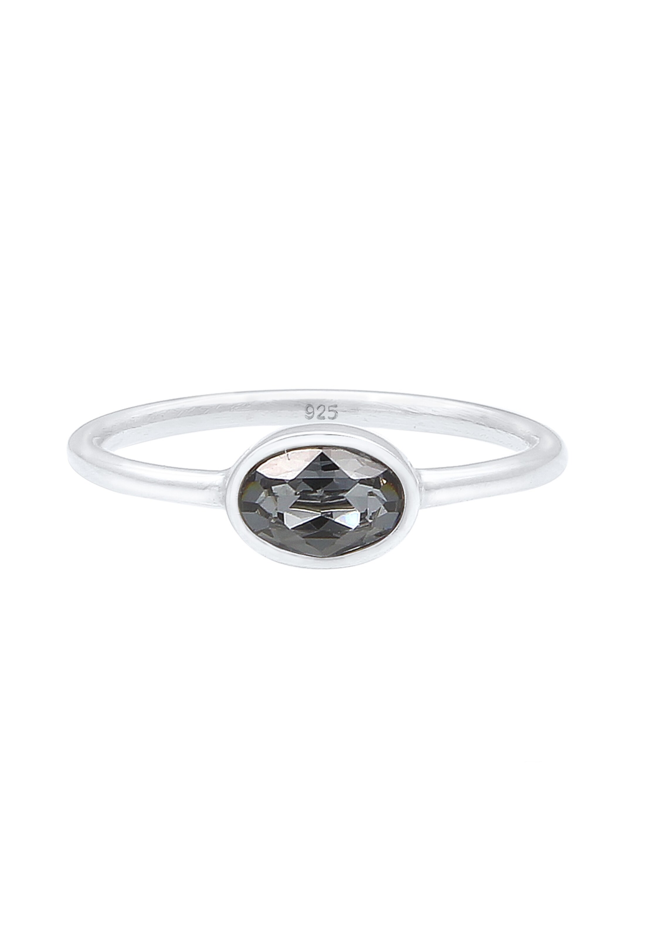 ELLI Ring 'Oval' in Silber